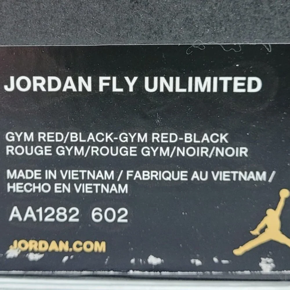 🏀 Jordan Fly Unlimited PFX - Size 9 - Basketball Shoes - Gym Red-Gym Black Nike - Picture 14 of 16